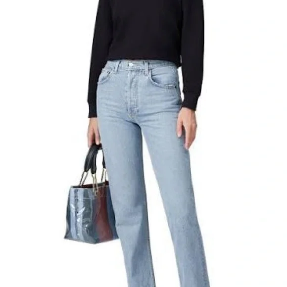 REFORMATION Cynthia High Rise straight jeans - TAHOE wash // size 27 - Picture 4 of 5